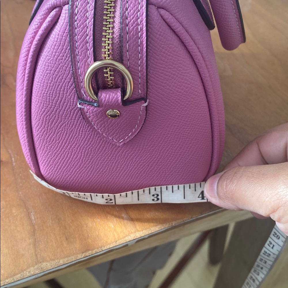 Coach Purple-Pink Mini Satchel with Gold Hardware - Picture 17 of 17